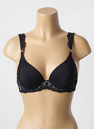 Sutien efect material satinat top sutien modelat negru AUBADE femeie