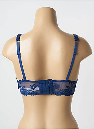 Sutien efect material satinat top sutien modelat albastru AUBADE femeie