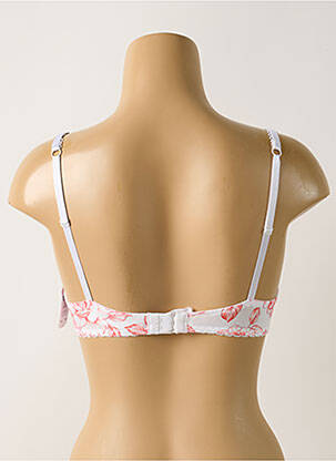 Sutien efect material satinat top sutien modelat alb AUBADE femeie