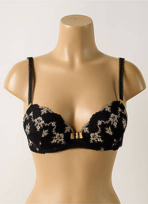 Sutien broderie top sutien modelat negru AUBADE femeie