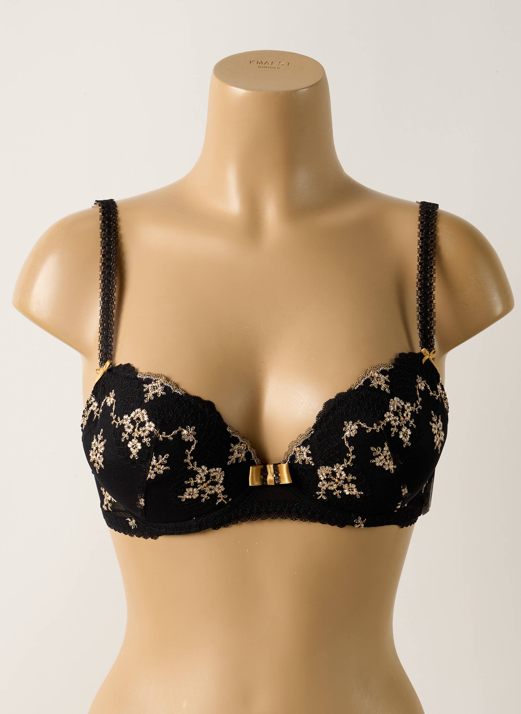 Sutien broderie top sutien modelat negru AUBADE femeie
