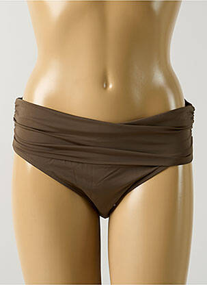 Chiloți de baie maro AUBADE femeie