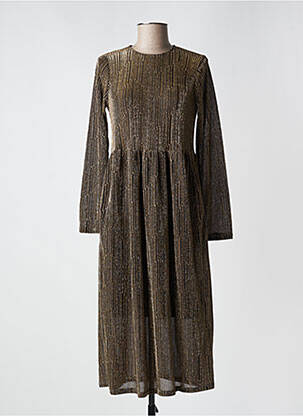 Rochie midi auriu COMPAÑIA FANTASTICA femeie