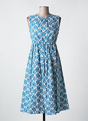 Rochie midi albastru COMPAÑIA FANTASTICA femeie