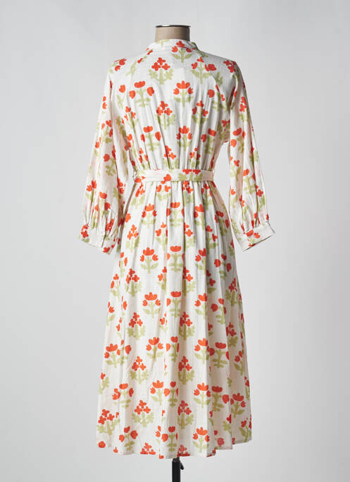 Rochie midi alb COMPAÑIA FANTASTICA femeie