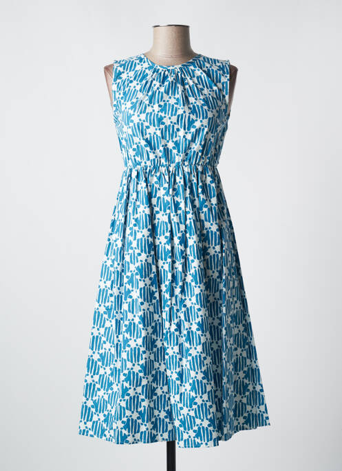 Rochie midi albastru COMPAÑIA FANTASTICA femeie