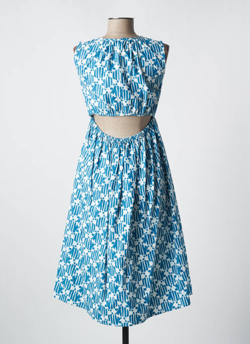 Rochie midi albastru COMPAÑIA FANTASTICA femeie