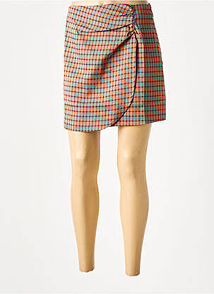 Fustă scurtă maro COMPAÑIA FANTASTICA femeie