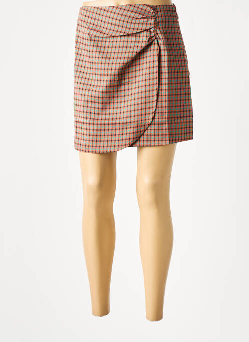 Fustă scurtă maro COMPAÑIA FANTASTICA femeie