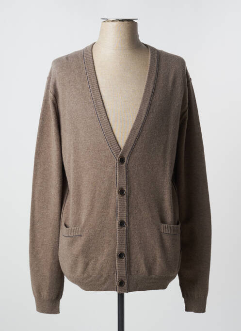 Vestă cu mâneci lungi maro HUGO BOSS bărbat