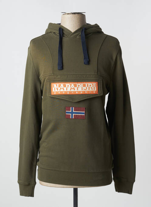 Hanorac cu glugă verde NAPAPIJRI bărbat