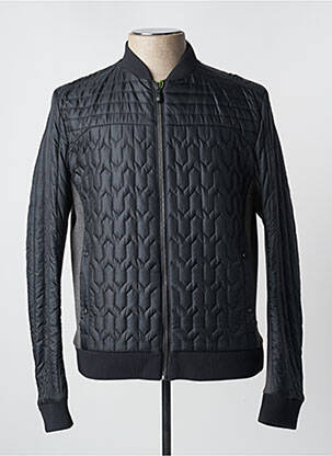 Geacă matlasată buzunare fără glugă negru HUGO BOSS bărbat