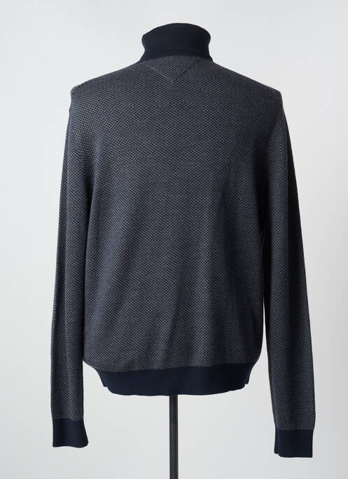 Pulover cu guler înalt albastru TOMMY HILFIGER bărbat