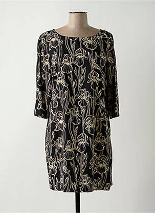 Rochie midi croială fluidă mâneci lungi negru EDEN PARK femeie