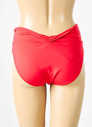 Chiloți de baie efect material satinat chiloți roșu SEAFOLLY femeie