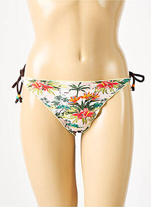 Chiloți de baie imprimeu tie and dye bikini roz BANANA MOON femeie