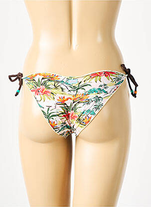 Chiloți de baie imprimeu tie and dye bikini roz BANANA MOON femeie