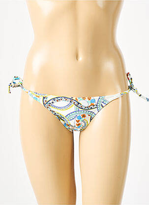 Chiloți de baie alb GRAIN DE SABLE femeie