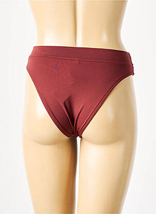 Chiloți de baie efect material satinat chiloți roșu SEAFOLLY femeie