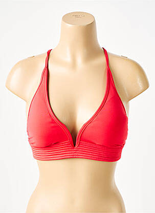 Sutien de costum de baie elasticitate sutien cu susținere înaltă și burete detașabil roșu SEAFOLLY femeie