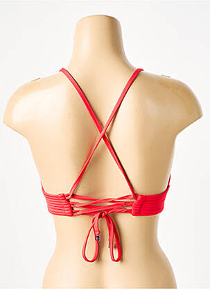 Sutien de costum de baie elasticitate sutien cu susținere înaltă și burete detașabil roșu SEAFOLLY femeie