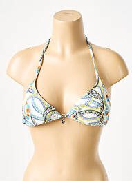 Sutien de costum de baie elasticitate sutien cu susținere înaltă și burete detașabil alb GRAIN DE SABLE femme