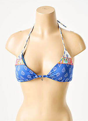 Sutien de costum de baie elasticitate sutien cu susținere înaltă și burete detașabil albastru BANANA MOON femeie