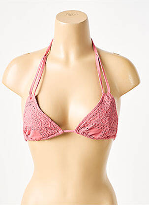 Sutien de costum de baie elasticitate sutien cu susținere înaltă și burete detașabil roz SEAFOLLY femeie
