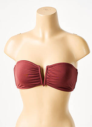 Sutien de costum de baie elasticitate top bentiță roșu SEAFOLLY femeie