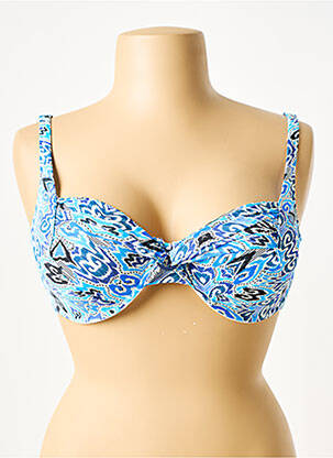 Sutien de costum de baie albastru GRAIN DE SABLE femeie