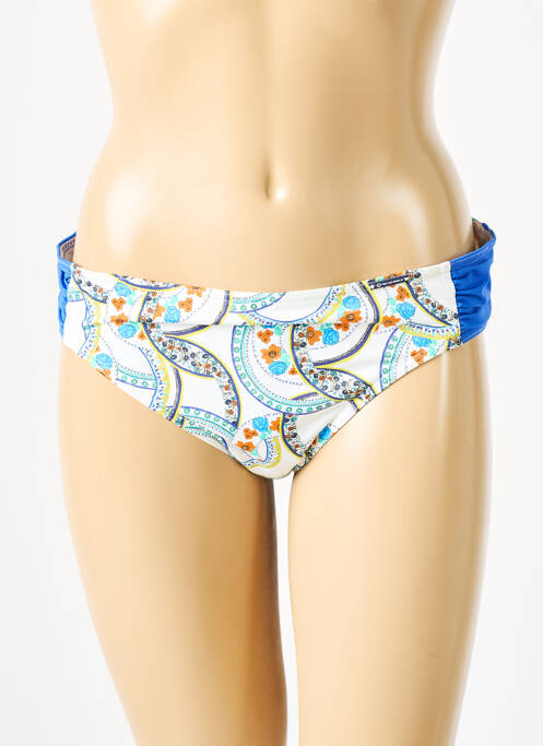 Chiloți de baie alb GRAIN DE SABLE femeie