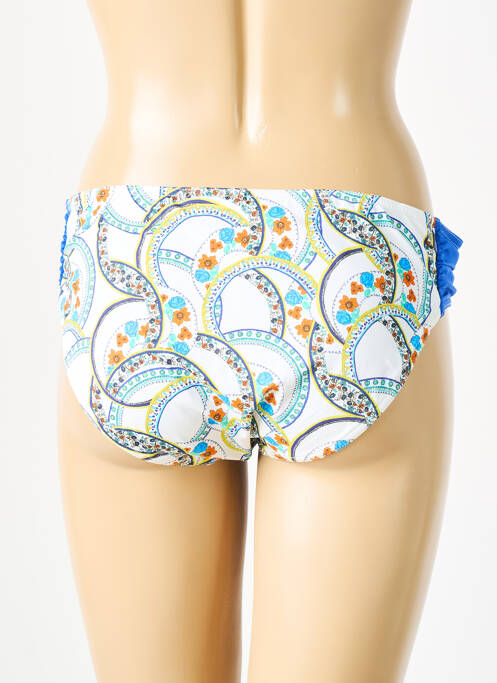 Chiloți de baie alb GRAIN DE SABLE femeie