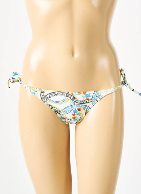 Chiloți de baie alb GRAIN DE SABLE femeie