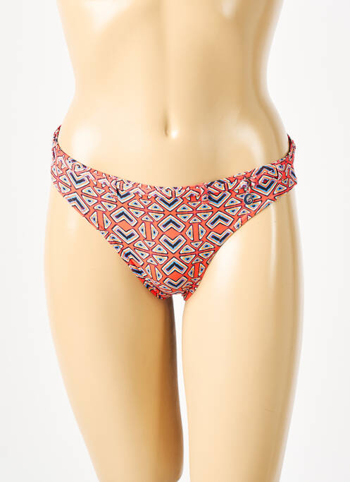 Chiloți de baie roșu GRAIN DE SABLE femeie