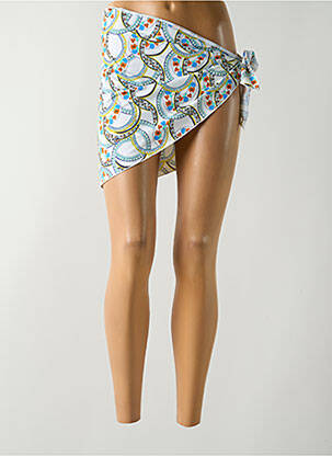 Pareo alb GRAIN DE SABLE femeie