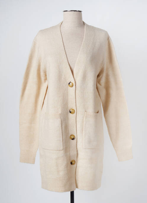 Vestă cu mâneci lungi bej FELINO femeie