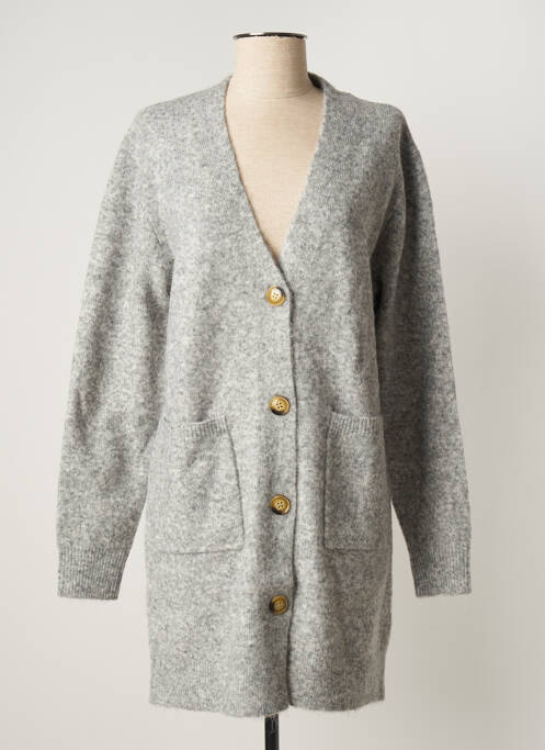 Vestă cu mâneci lungi gri FELINO femeie