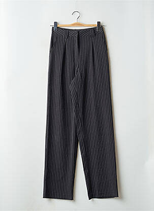 Pantalon drept elasticitate talie înaltă negru NA-KD femeie