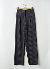 Pantalon drept elasticitate talie înaltă negru NA-KD femme