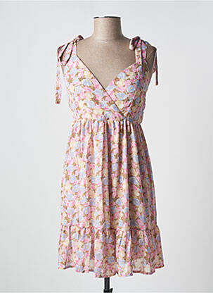 Rochie scurtă roz LILIE ROSE femeie