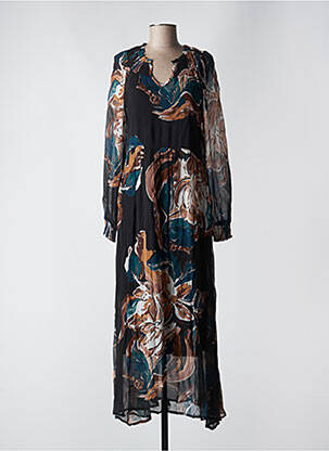 Rochie lungă negru CREAM femeie