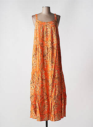 Rochie lungă portocaliu CREAM femeie