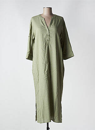 Rochie lungă verde CREAM femeie