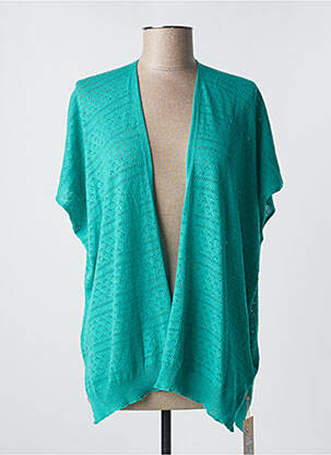 Vestă cu mâneci scurte verde CREAM femeie