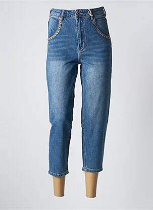 Blugi cu croială slim albastru GIOYA & CO femeie