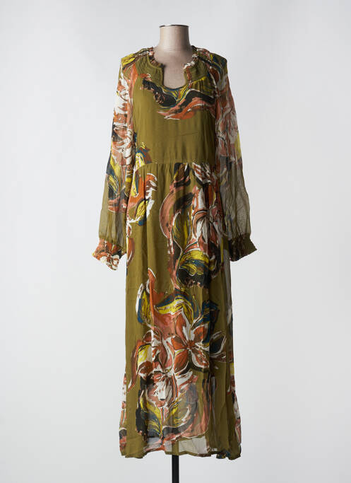 Rochie lungă verde CREAM femeie