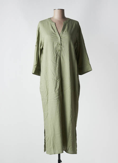 Rochie lungă verde CREAM femeie