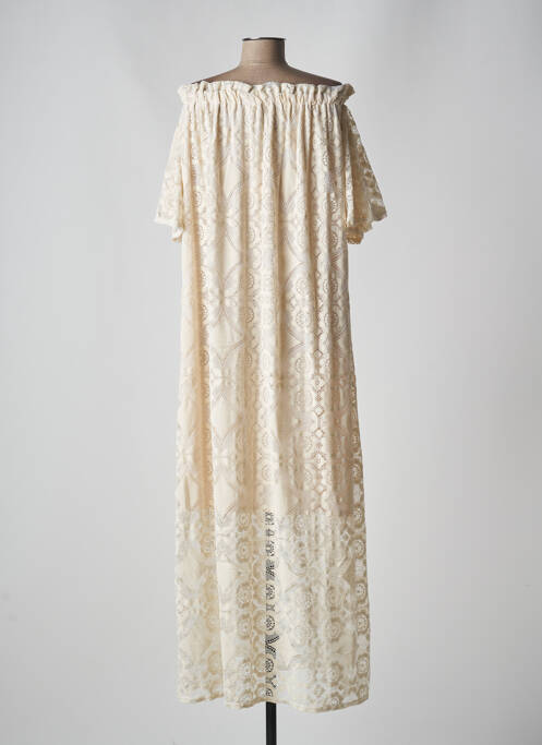 Rochie lungă bej HOLLY & JOEY femeie