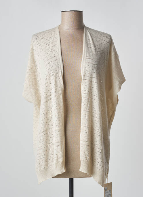 Vestă cu mâneci scurte bej CREAM femeie