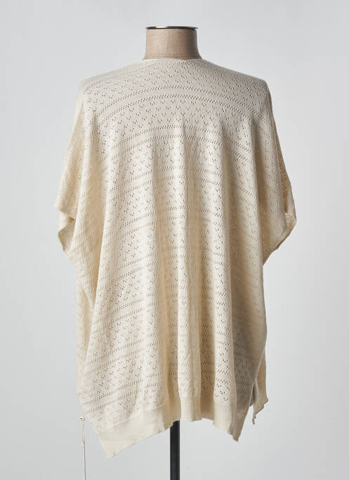 Vestă cu mâneci scurte bej CREAM femeie